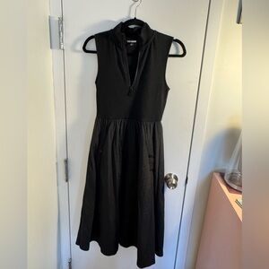 Steve Madden Black Midi Dress